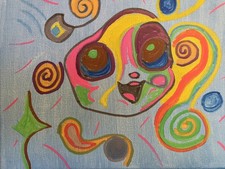 Quadro astratto 8x10 acrilico