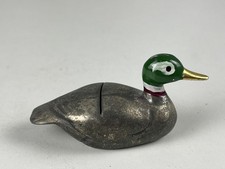 Statua in peltro anatra 7,5 cm