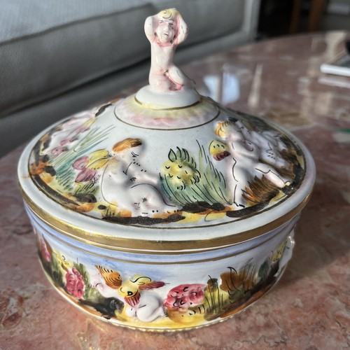 Ciotola vintage capodimonte - vintage,