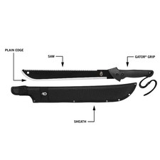 Gerber Gator Machete w/ Saw