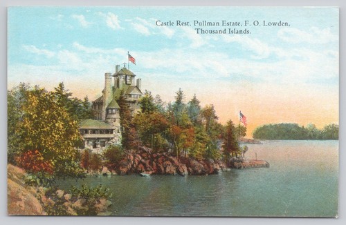 Cartolina castle rest pullman - cartolina,