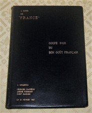 Paquebot France Reliure Compagnie Général Transatlantique CGT Edmond Lanier