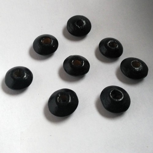 Lot 100 perles noires - perles,
