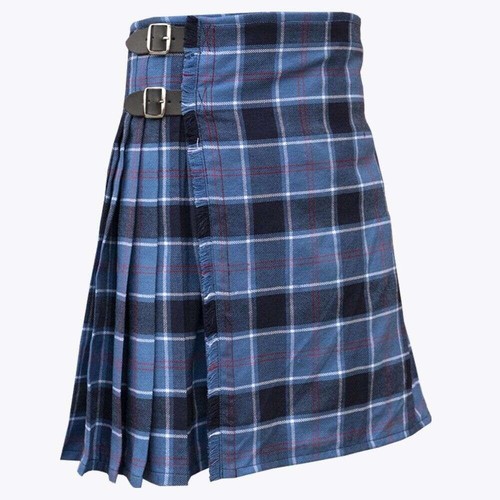 Navy tartan kilt - navy,