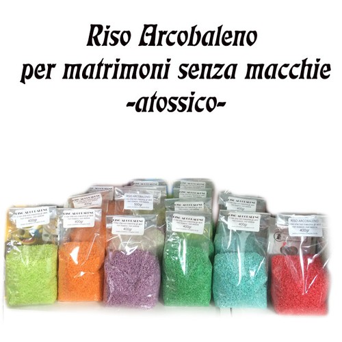 Riso arcobaleno per matrimonio - arcobaleno,