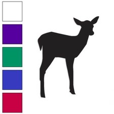 Cervo cervo cervo, adesivo decalcomania vinile, più colori e dimensioni #286