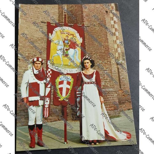 Cartolina rioni del palio - cartolina, di