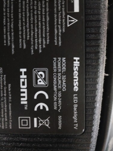 Main board hisense 32a4dg - main,