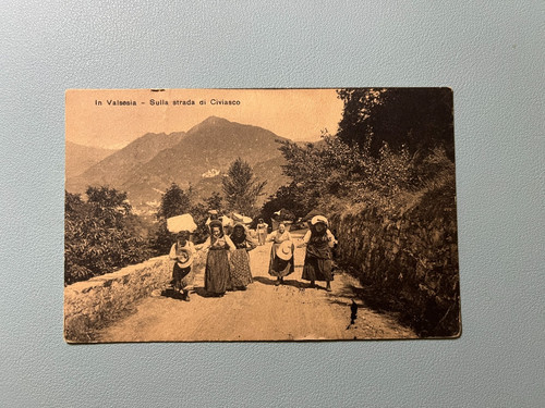 Cartolina valsesia sulla - in,