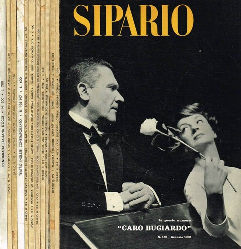 Sipario rivista teatro - sipario., di