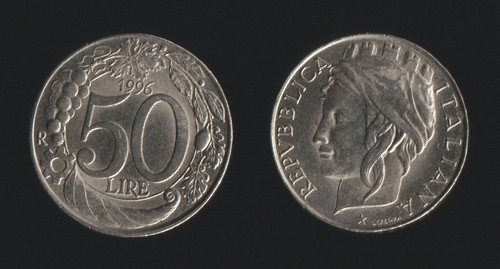 Lire 1996 turrita italia - 50,