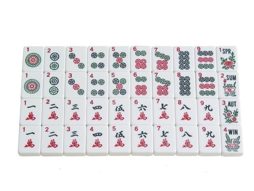 Piastrelle incise mah jong - incise, mah-jong
