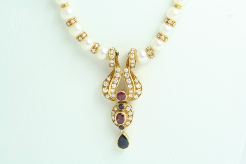 Collana perle stile antico - di,