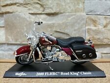 HARLEY DAVIDSON 2000 FLHRC ROAD KING CLASSIC - MAISTO - SCALA 1/18 CON FASCICOLO