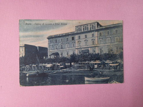 Cartolina antica anzio - cartolina,