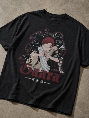 Shirt naruto gaara anime - gaara,