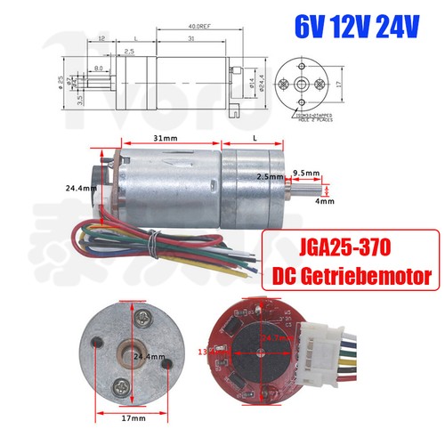 Motoriduttore 12v 24v - motoriduttore, 6v