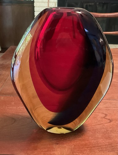 Grande vaso vetro artistico - vaso,