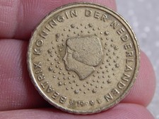 Moneta 50 centesimi di Euro Olanda 1999 Errore Di Conio Sulla Data Vedi Descrizi