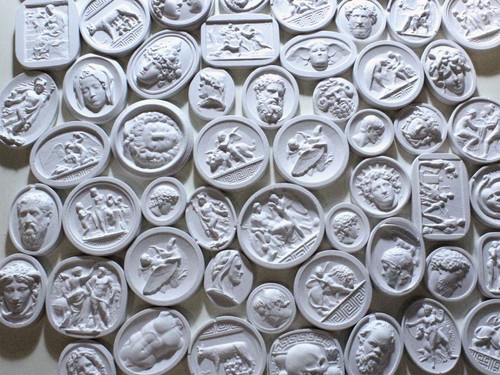 Sigilli gesso arte parete - sigilli,