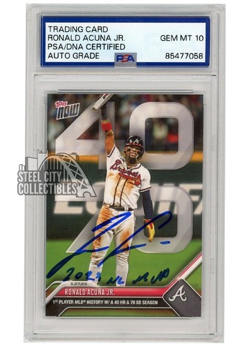 Ronald acuna 2023 topps now - ronald, jr