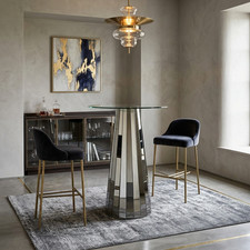 Tavolo bar specchio fumè