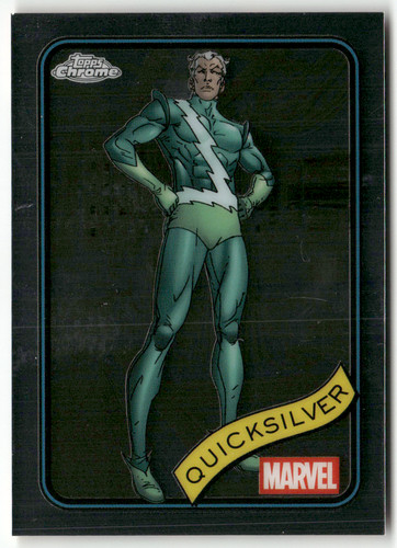 Scheda topps marvel chrome - scheda,
