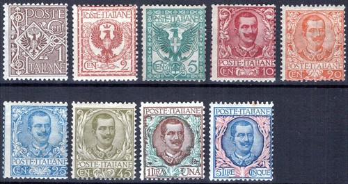 Regno italia 1901 floreale - regno,