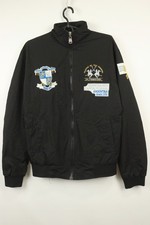 Giacca da pista LA MARTINA nera full zip bandiera argentina nylon taglia M