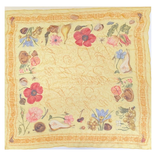 Gucci sciarpa seta botanica - gucci, di