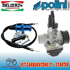 KIT CARBURATORE DELL'ORTO PHBG 21 DS + COMANDO ARIA POLINI MALAGUTI PHANTOM F12