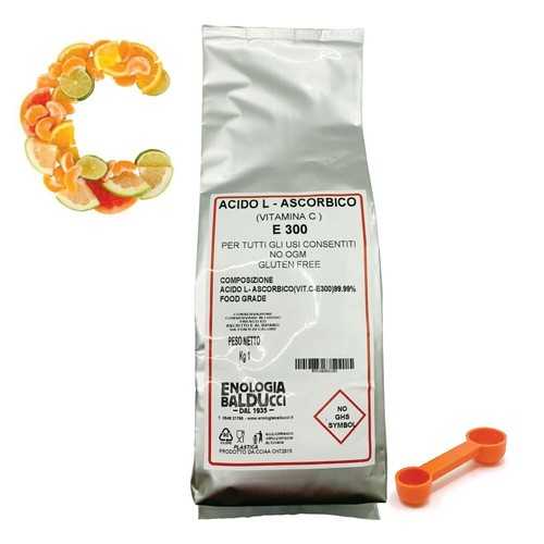 Vitamina polvere acido - vitamina, c