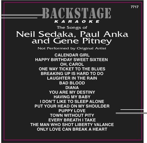 Karaoke backstage neil - backstage, cd+g