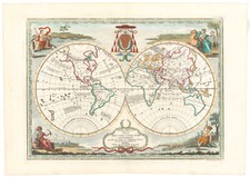 Mappamondo antico diviso - antico,