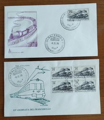 Fdc repubblica 1970 - -, serie