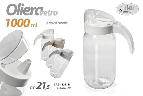 Bottiglia olio oliera vetro - olio,