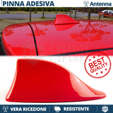 Antenna PINNA DI SQUALO Rossa PER Peugeot 206 207 Vera Ricezione Radio AM-FM-DAB