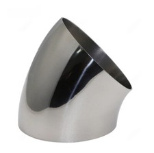 CURVA ACCIAIO INOX 45° 63mm
