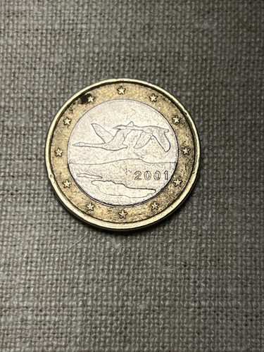 Moneta euro 2001 finlandia - 1,