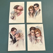 Serie 4 Cartoline Donnine