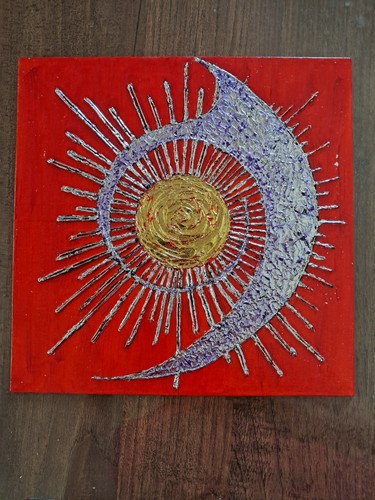 Quadro moderno dipinto mano - moderno,