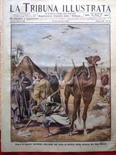 La Tribuna Illustrata 21 Gennaio 1912 Mario Rapisardi Sanremo Vittoria Mar Rosso