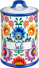 Barattolo Sale Decorato in