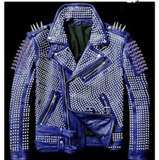 Giacca uomo BLU full silver