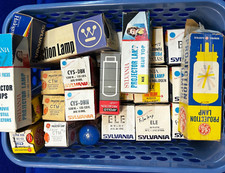 NUOVO lotto di molti PROIETTORI/striscia pellicola/scorrevole/film LAMPADA/LAMPADINA NOS