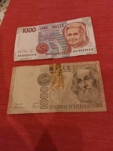 Banconote lire mille 1 - banconote, da