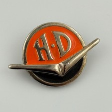 Vtg Harley Davidson Enamel Hat