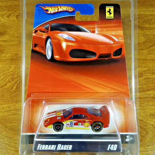 Hot wheels ferrari racer f40 - hot,