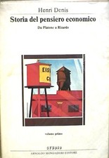 STORIA DEL PENSIERO ECONOMICO