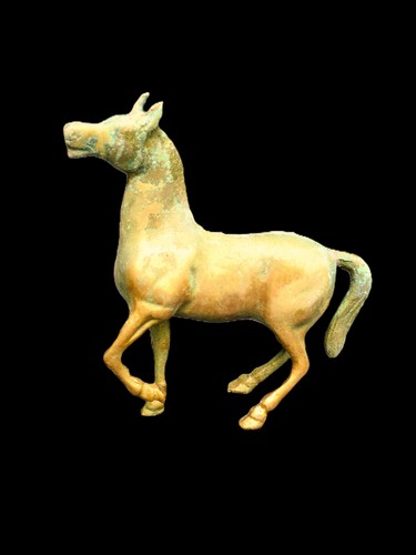 Statua ottone cavallo - ottone,